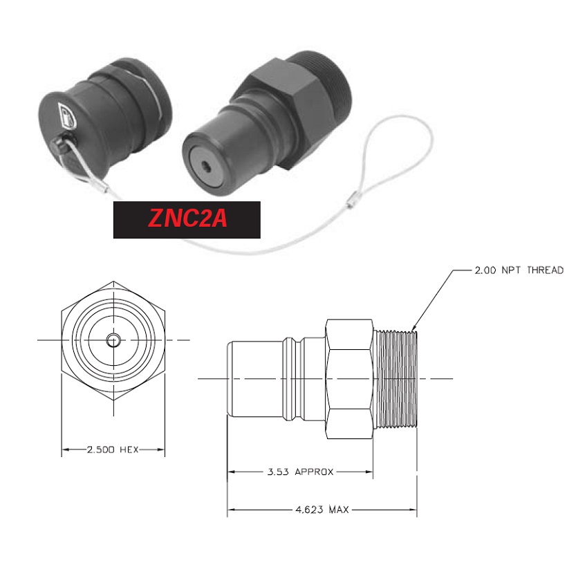 WIGGINS FUEL RECEIVER<br>ZNC2A<br>331-406-002